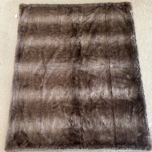 Nicole Miller Artelier Faux Fur 49” x 60” Throw Blanket